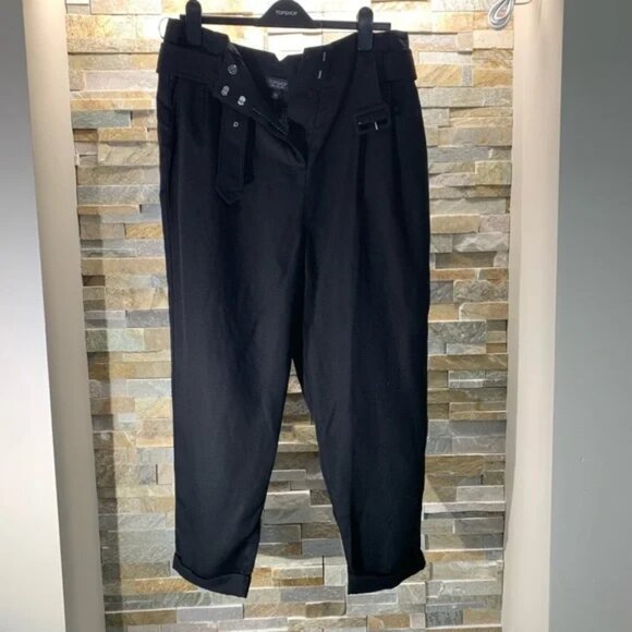 TOPSHOP Ayla Belted Eyelet Trouser - Picture 5 of 8